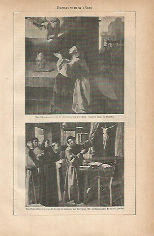 LAMINA ESPASA 11854: San Buenaventura