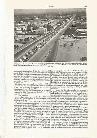 LAMINA ESPASA 13523: Kilometro 8 de la carretera N-5