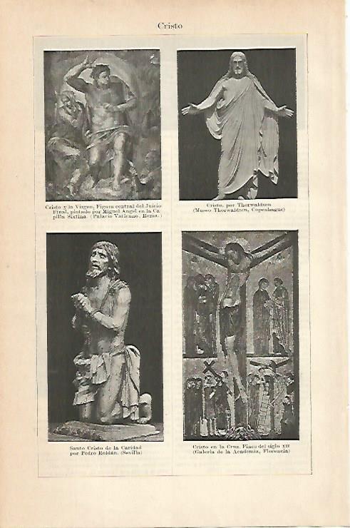 LAMINA ESPASA 14225: Representaciones de Cristo