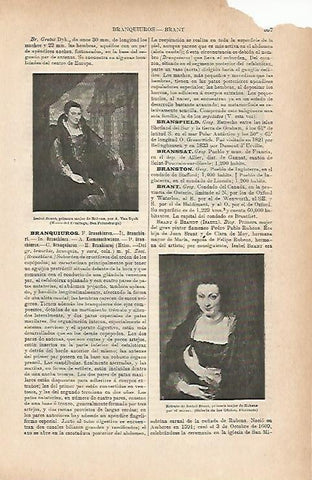 LAMINA ESPASA 11689: Isabel Brant por Rubens y por Van Dyck