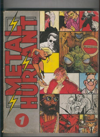 Eurocomic: Metal Hurlant revista retapado numerado 01 con los numeros 03 al 05