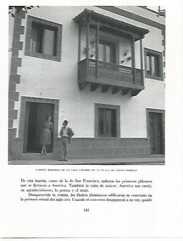 LAMINA 10257: Casa canaria en la plaza de Santo Domingo