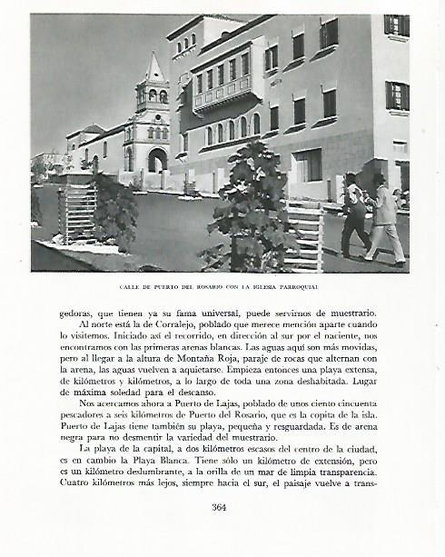 LAMINA 10354: Iglesia del Puerto de Rosario en Fuerteventura