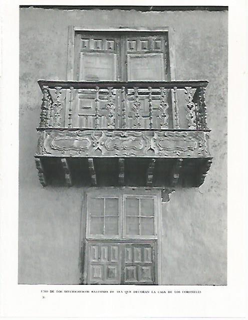 LAMINA 10358: Balcon de Tea de la Casa de los Coroneles