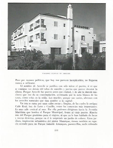 LAMINA 10383: Parador Nacional de Arrecife