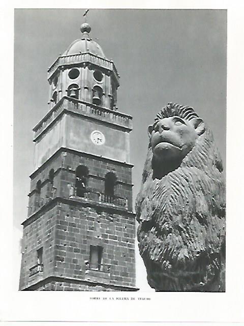 LAMINA 10399: Torre de la iglesia de Teguise