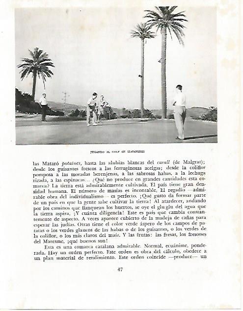 LAMINA 10442: Golf en Llavaneres Barcelona