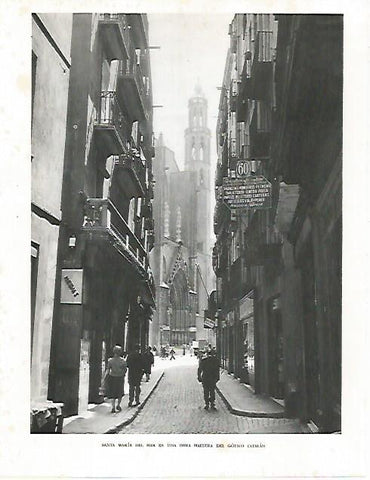 LAMINA 10447: Santa Maria del Mar Barcelona