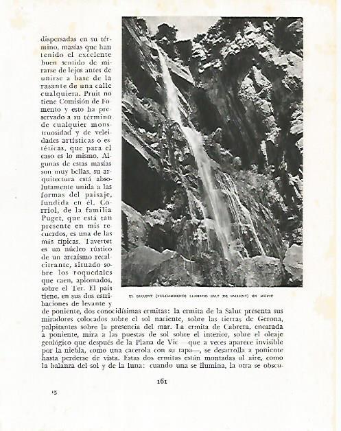 LAMINA 10502: Salto de Sallent en Rupit Barcelona