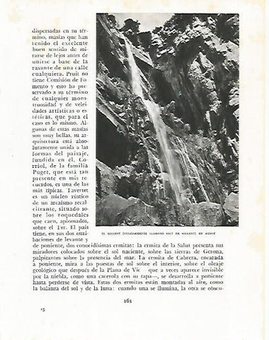 LAMINA 10502: Salto de Sallent en Rupit Barcelona