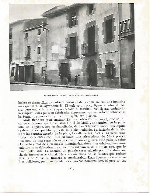 LAMINA 10525: Casa de Prat de la Riba en Castellterçol