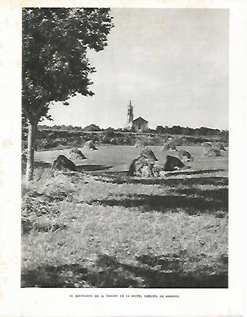 LAMINA 10535: Santuario de la Virgen de la Salud en Sabadell