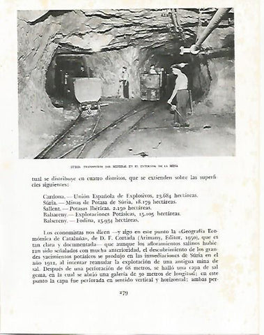 LAMINA 10549: Interior de la mina de Suria