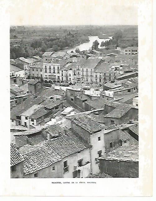 LAMINA 10598: Vista de Balaguer