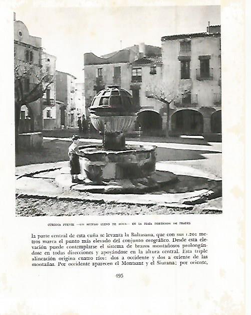 LAMINA 10640: Fuente en la plaza de Prades