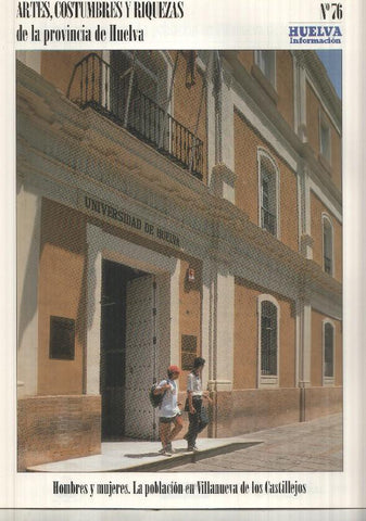 Artes, Costumbres y Riquezas de la provincia de Huelva numero 76: Hombres y mujeres. La poblacion en Villanueva de los Castillejos