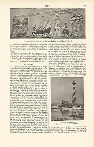LAMINA ESPASA 2431: Faro de Alejandria mosaico del siglo XII