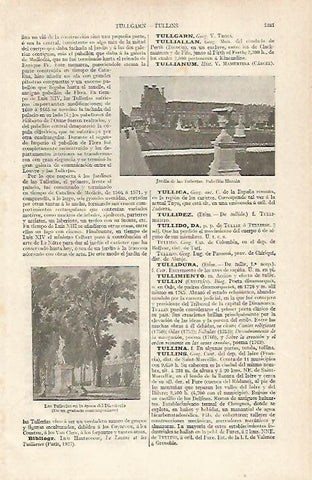 LAMINA ESPASA 20578: Jardin de las Tullerias Paris