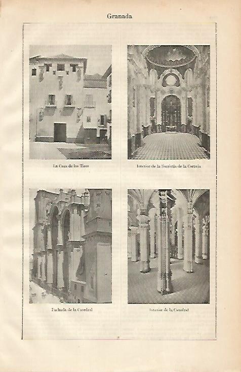 LAMINA ESPASA 2175: Lugares de Granada