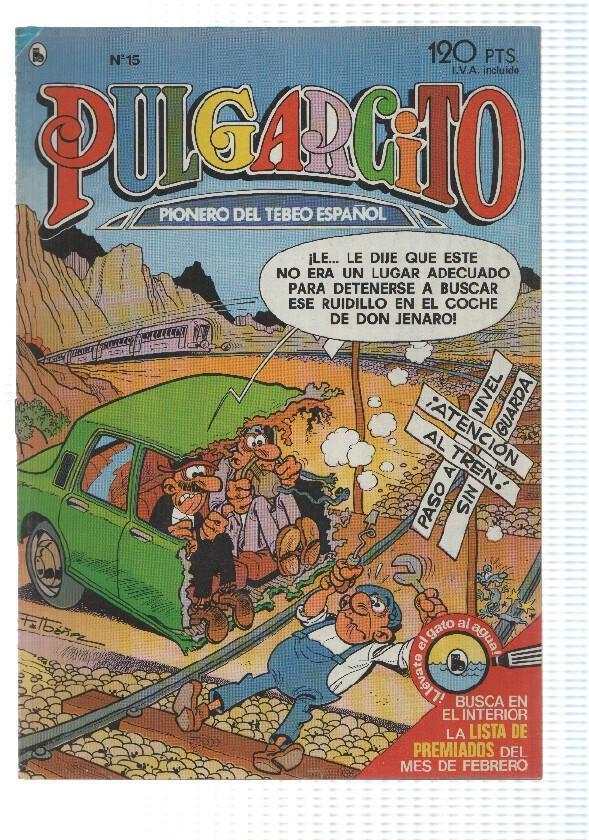 Bruguera: Pulgarcito 3ª epoca año 1985 volumen 015: La familia cebolleta, Pepe Gotera y Otilio: gran hotel 5ª parte