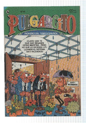 Bruguera: Pulgarcito 3ª epoca año 1985 volumen 019: El Capitan Barlovento: un artista, El botones sacarino: noche de brujas, episodio