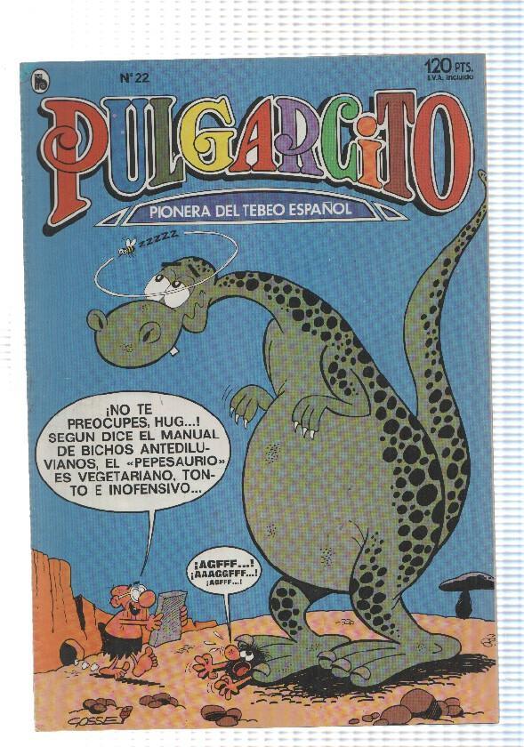 Pulgarcito 3ª epoca año 1985 volumen 022: El botones sacarino: noche de brujas, 5ª parte, Hugh el troglodita