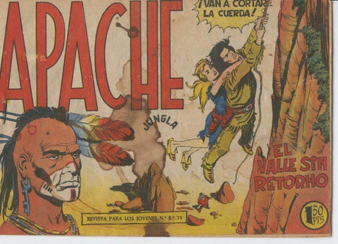 Apache primera serie de editorial Maga  numero 43: el valle sin retorno