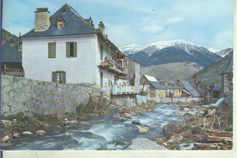 Postal 014269: El rio negro al paso por Viella en el valle de Aran