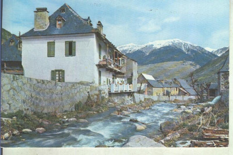Postal 014269: El rio negro al paso por Viella en el valle de Aran