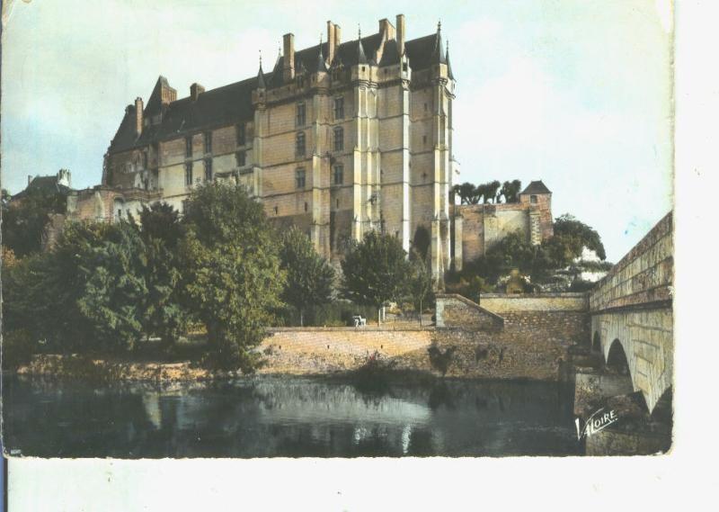 Postal 014494: Castillo del valle du Loir, Francia
