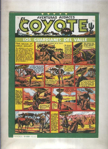 El Coyote facsimil numero 014: Los guardianes del valle (numerado 1 en trasera)