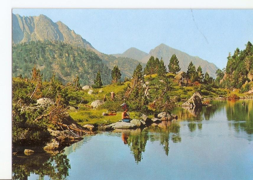 Postal 029399 : Pirineos Centrales Valle de Bohi. Parque Nacional dAigues Tortes Lago Rodo