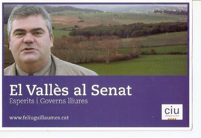 Postal 047903 : El Valles al Senat. Esperits i Governs lliures. CIU