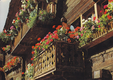 Postal 60717: escena pintoresca del valle de Herens