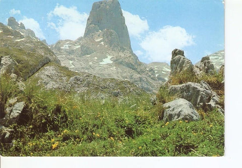 Postal 028610 : Picos de Europa, Naranjo de Bulnes desde el Collado Vallejo