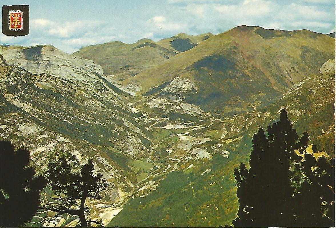 Postal 52366: CANFRANC - Vista del valle