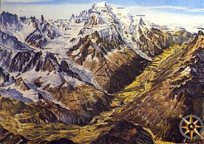 POSTAL 56999: Vallee de Chamonix – Mont Blanc
