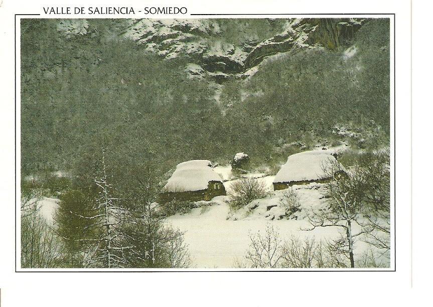 Postal 030385 : Valle de Saliencia - Somiedo