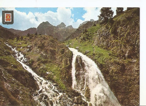 Postal 031013 : Pirineo Aragones (Huesca). Balneario de Panticosa. Valle de Tena Torrente de las Argualas. Cascada