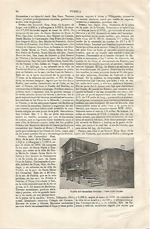 LAMINA ESPASA 23017: Casa de Valle Inclan en Puebla del Caramiñal Coruña