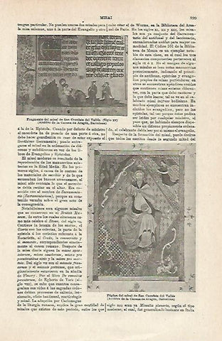 LAMINA ESPASA 24091: Misal de Sant Cugat del Valles