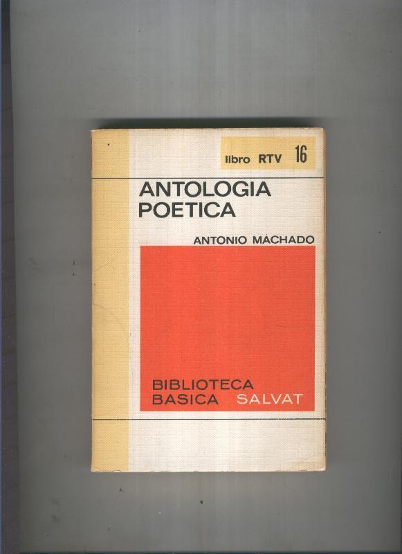 Salvat Libro rtv numero 016:Antologia poetica de Antonio Machado