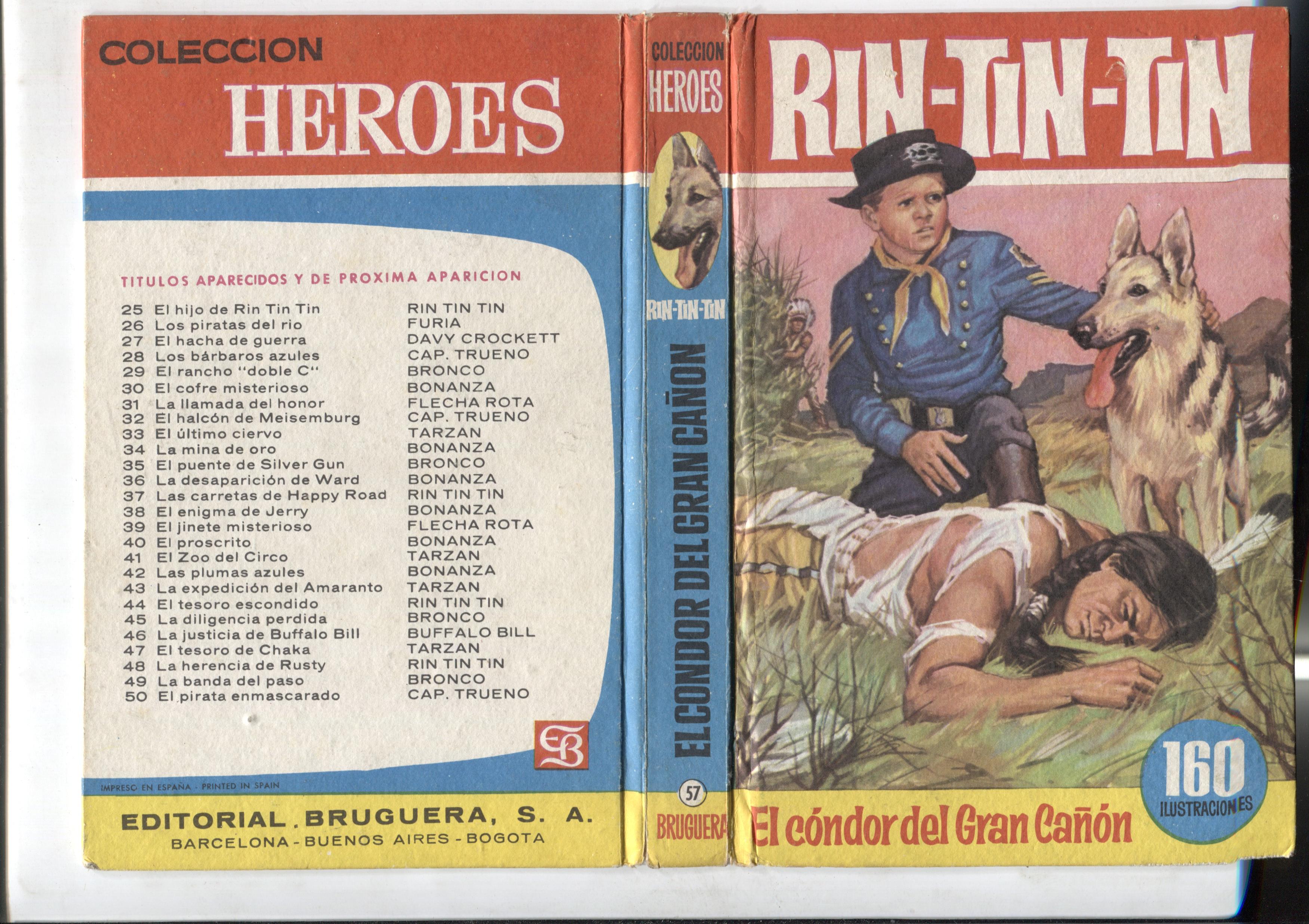 Rin Tin Tin: El condor del gran cañon: tebeo dibujado por Ambros