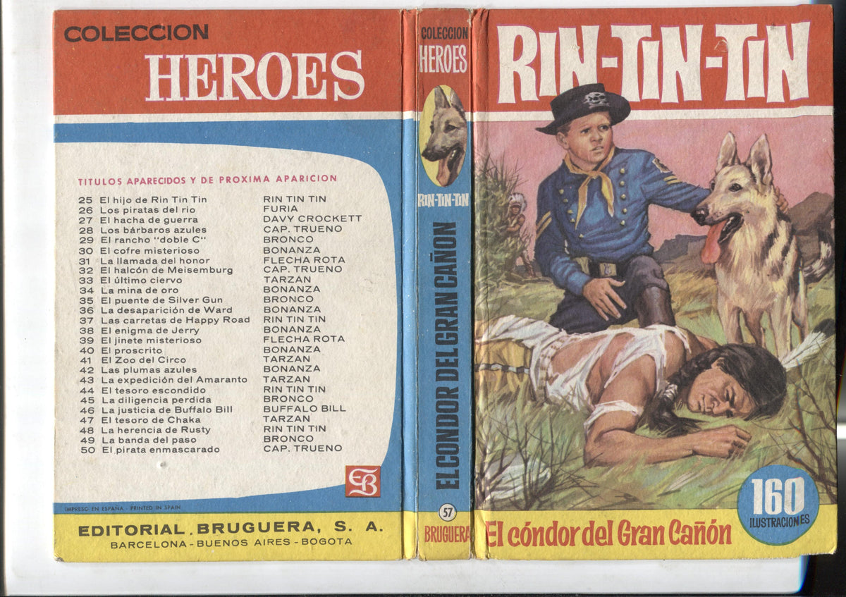 Rin Tin Tin: El condor del gran cañon: tebeo dibujado por Ambros