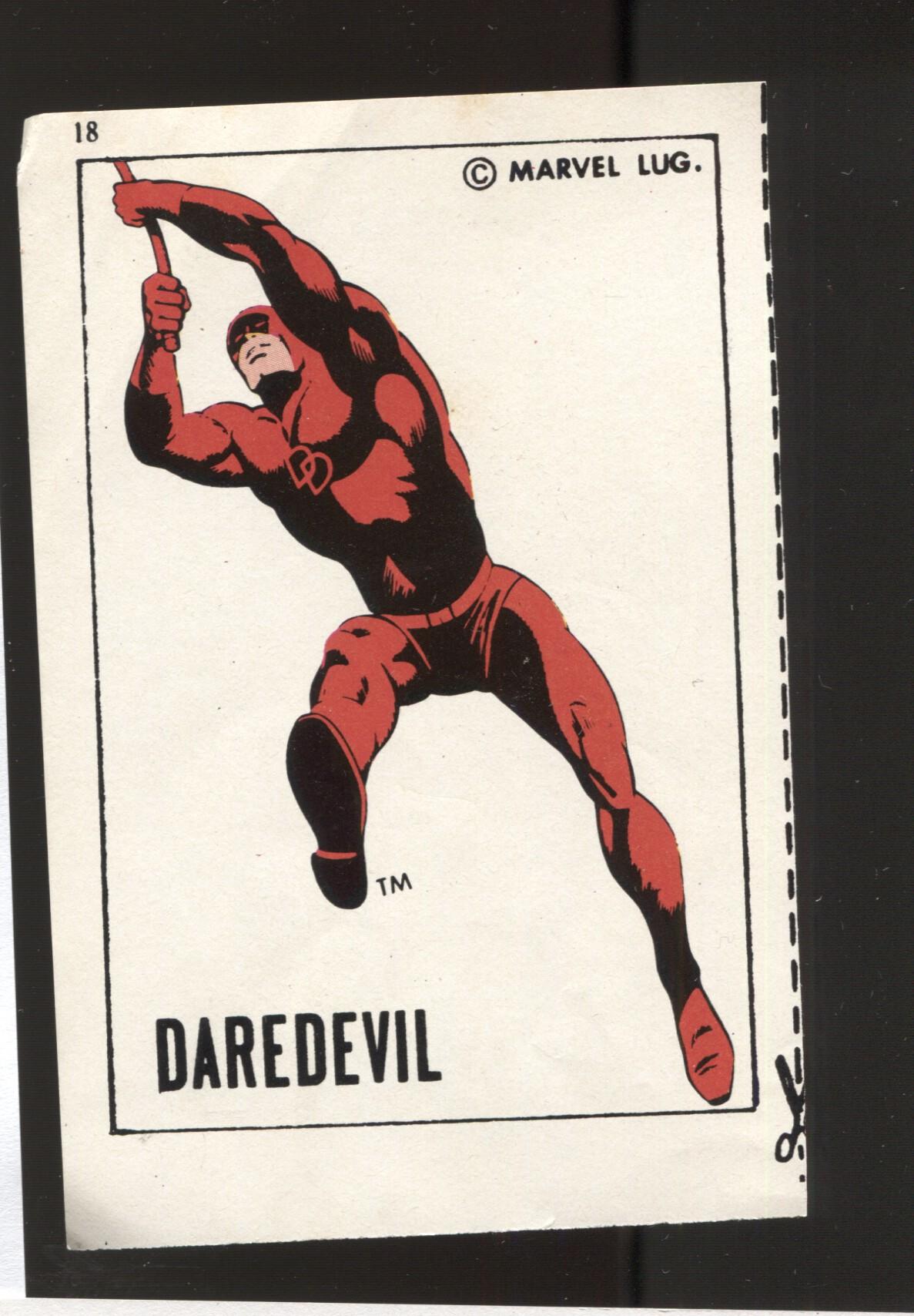 Cromo/Ficha de Daredevil