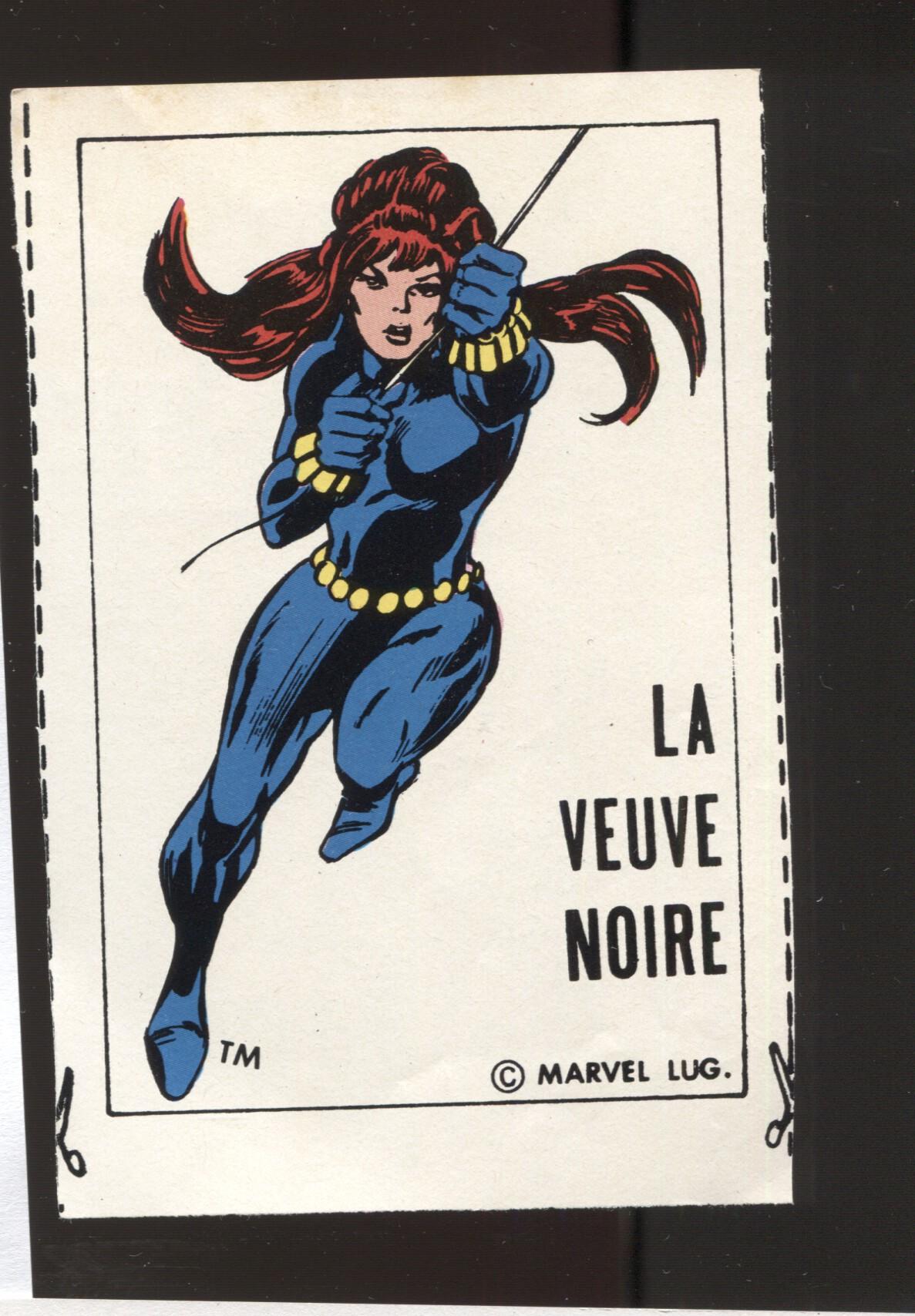 Cromo/Ficha de La Veuve Noire