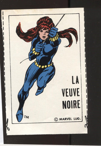 Cromo/Ficha de La Veuve Noire