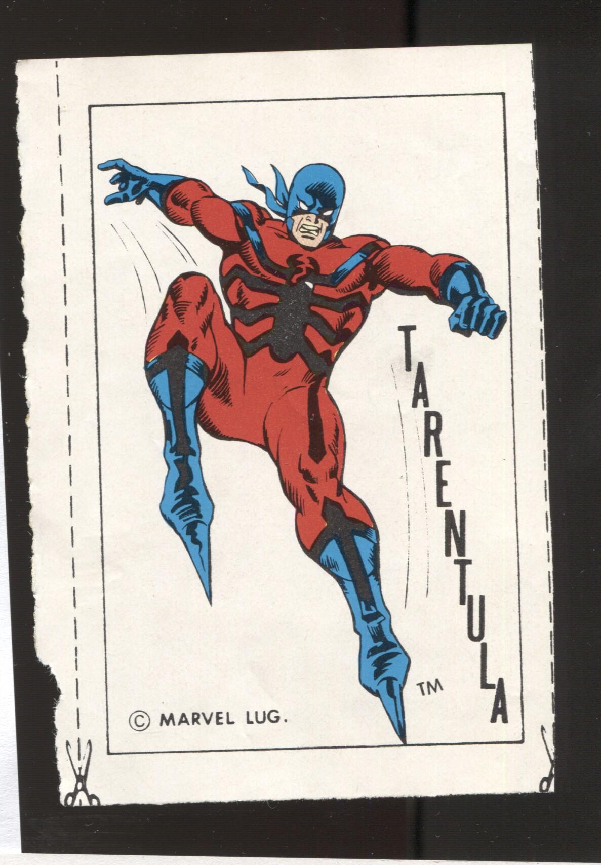 Cromo/Ficha de Tarentula