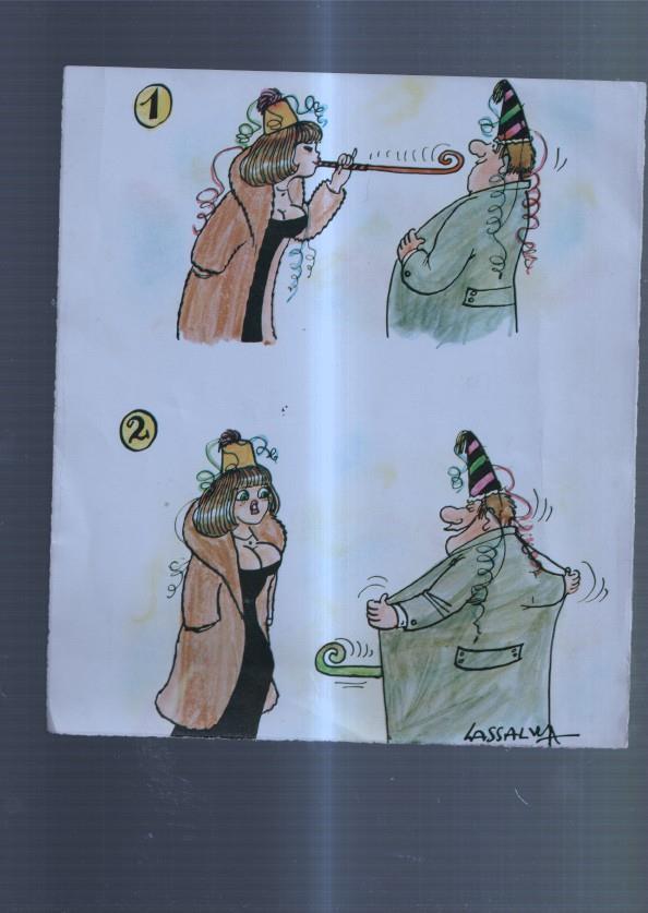 Dibujo : Lassalvy (numerado 128 en trasera)