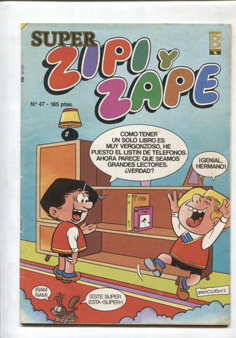 Super Zipi y Zape numero 047: Dr. Frank Einstein, Roquita, Caperucita Feroz, Pablito, Montse, Chinche olimpico